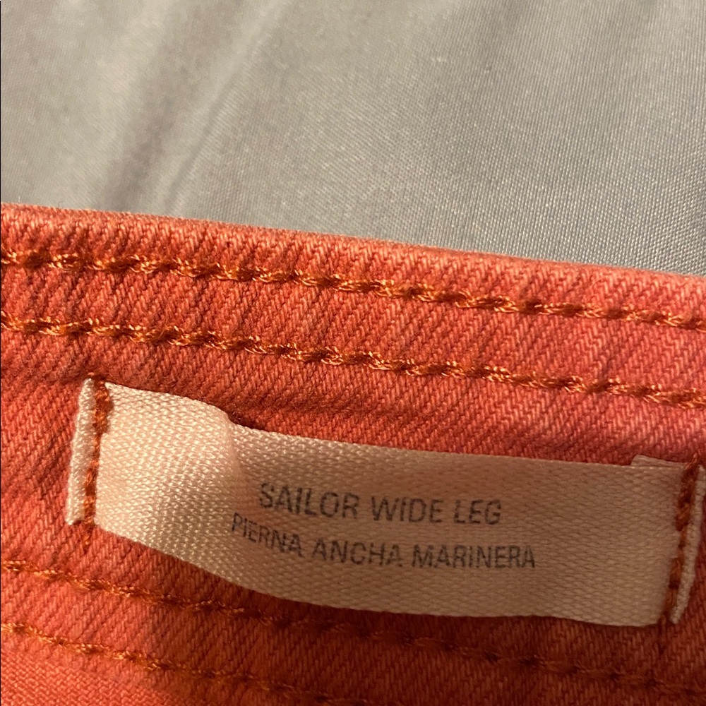 Universal Thread Rust Orange Wide-Leg Pants - Picture 5 of 5